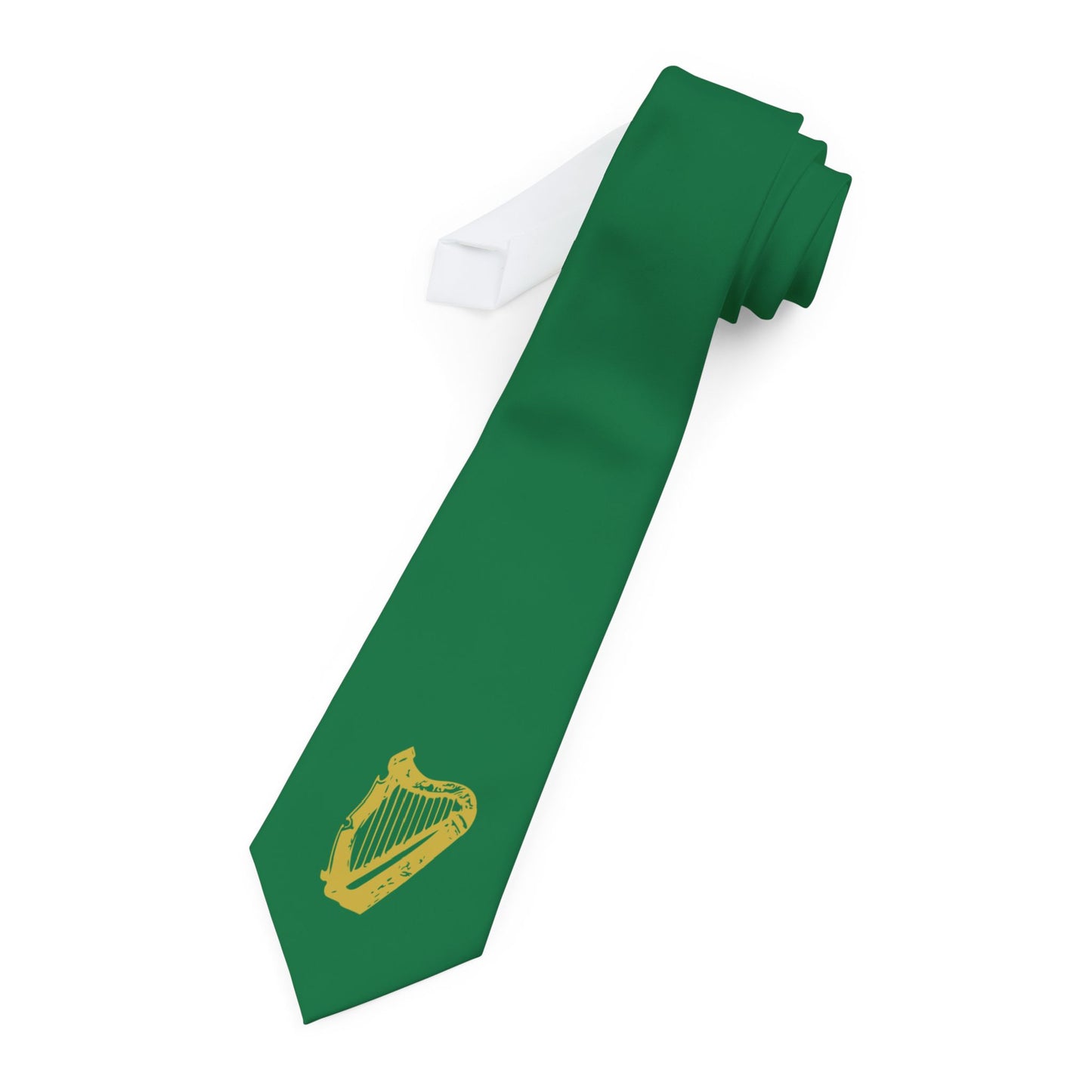 Irish Green and Gold Harp St Patrick's Day United Ireland Irish Republican Erin go Bragh Necktie
