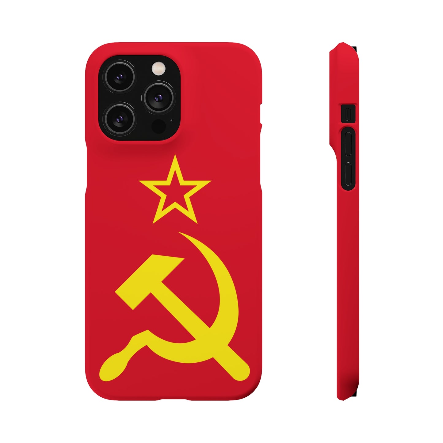 Leftist Hammer and Sickle Communist Socialist iPhone and Galaxy Snap Cases