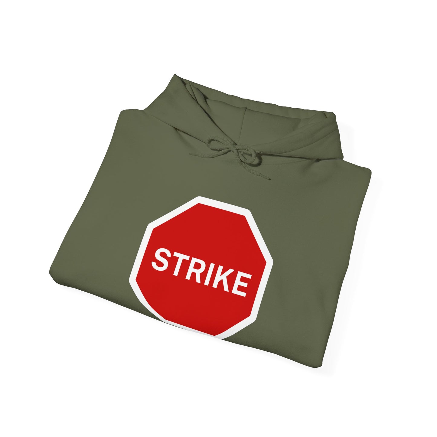 Labour Union Strike Stop Sign Red Leftist Socialist Trade Union Hoodie Unisex Heavy Blend Hooded Sweatshirt
