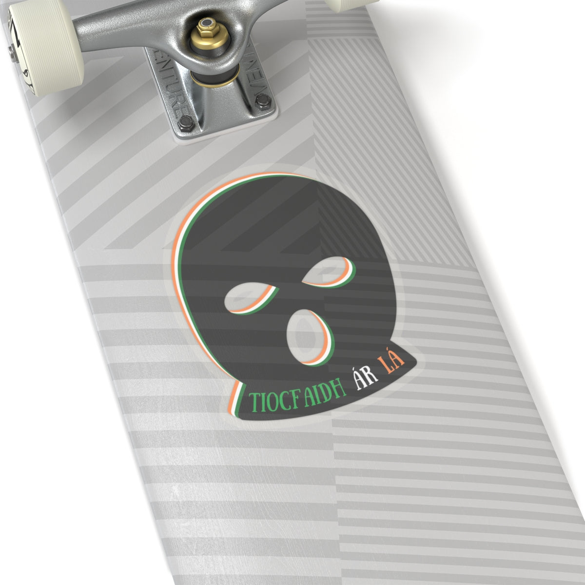 IRA Up The RA Balaclava Tiocfaidh ár lá Freedom Fighter Provo United Ireland Tricolour and Black Kiss-Cut Sticker