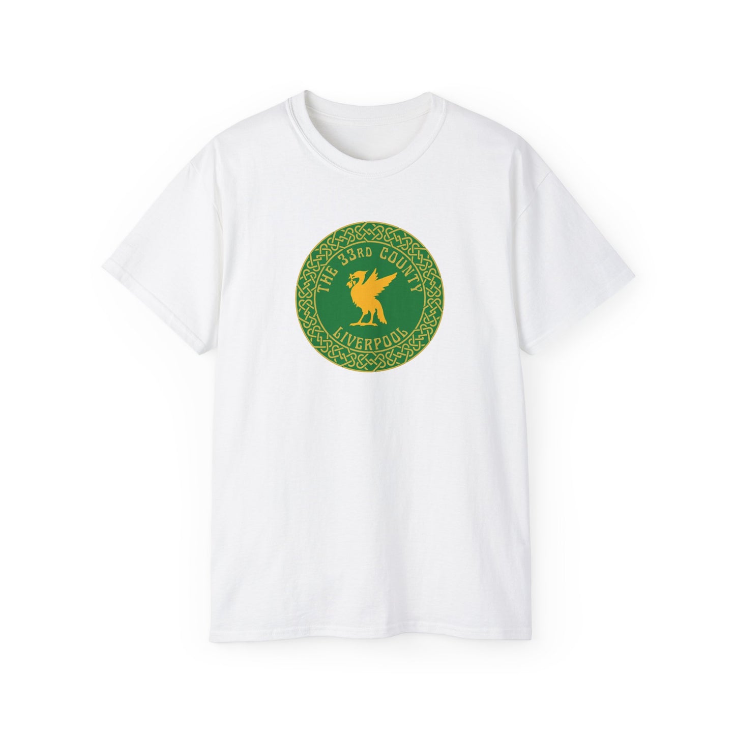 Liverpool Irish The 33rd County Scouser Ireland Scouse Not English Liver Bird Unisex Ultra Cotton Tee