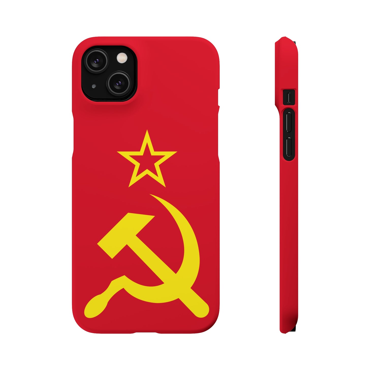 Leftist Hammer and Sickle Communist Socialist iPhone and Galaxy Snap Cases