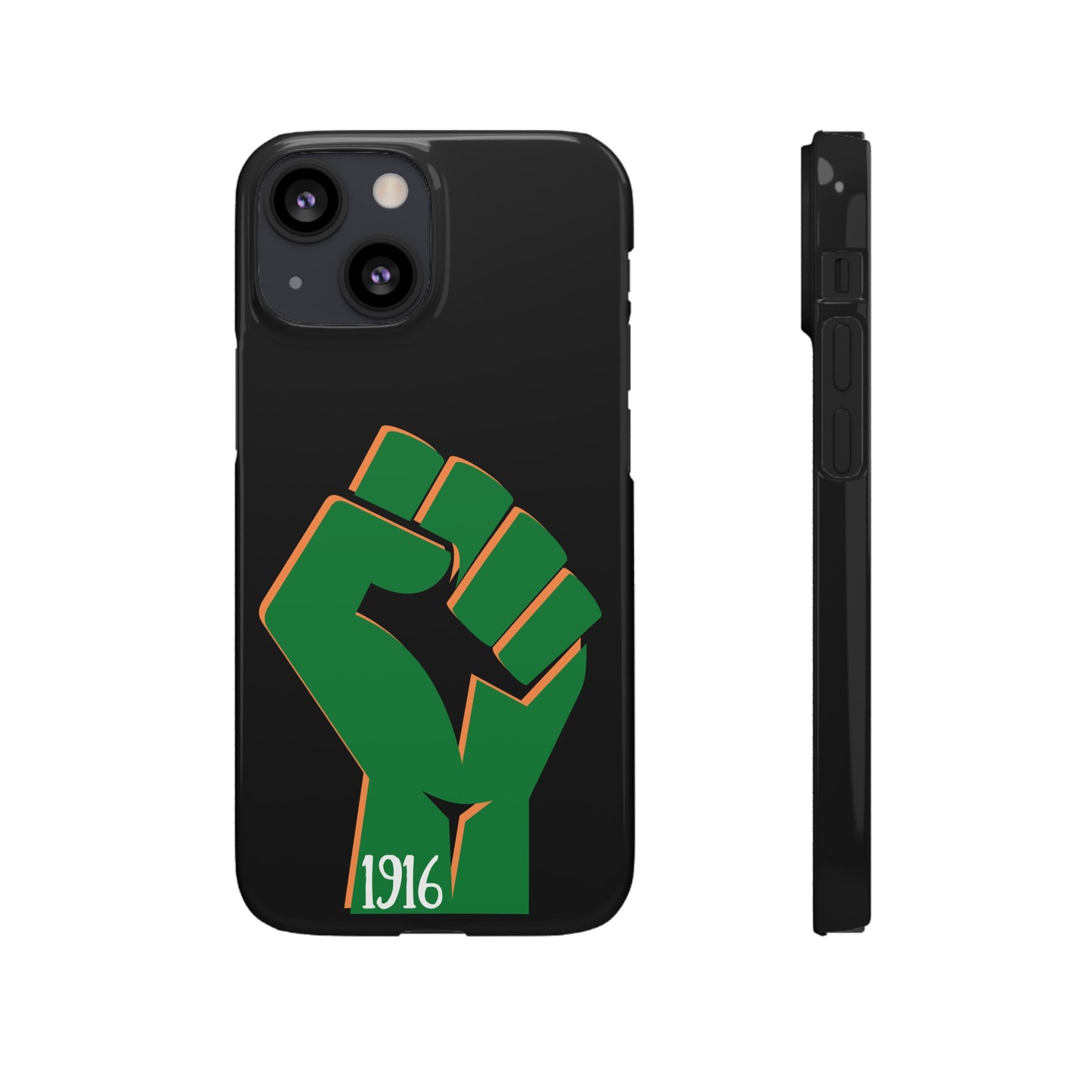 Irish Flag Fist Tricolour 1916 Easter Rising IRA Commemorative iPhone and Samsung Galaxy Snap Phone Cases