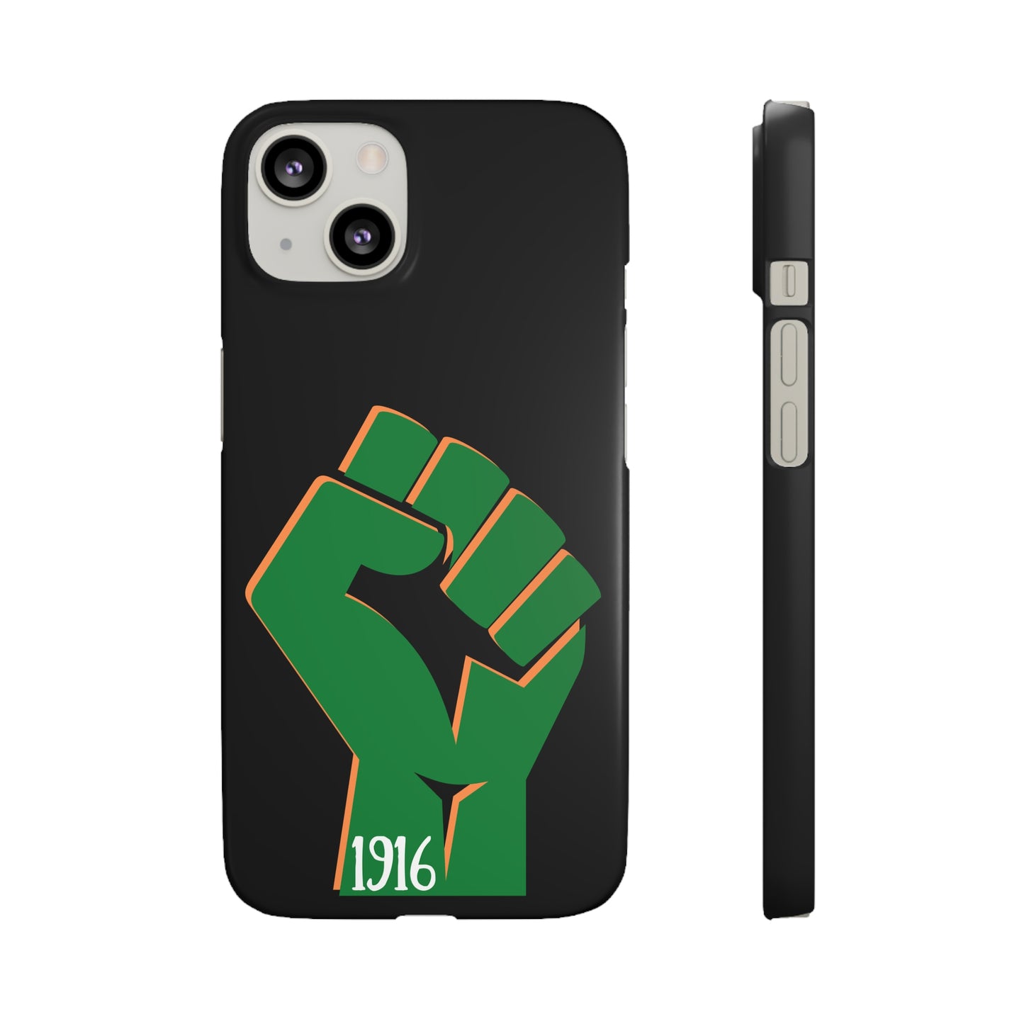 Irish Flag Fist Tricolour 1916 Easter Rising IRA Commemorative iPhone and Samsung Galaxy Snap Phone Cases