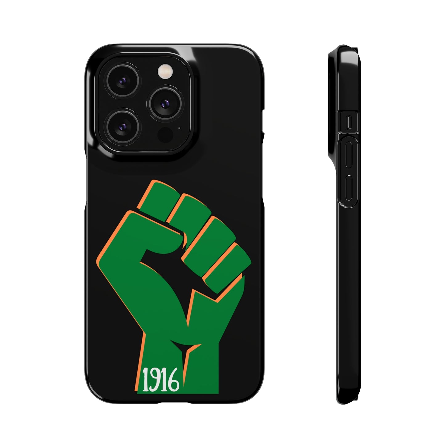 Irish Flag Fist Tricolour 1916 Easter Rising IRA Commemorative iPhone and Samsung Galaxy Snap Phone Cases