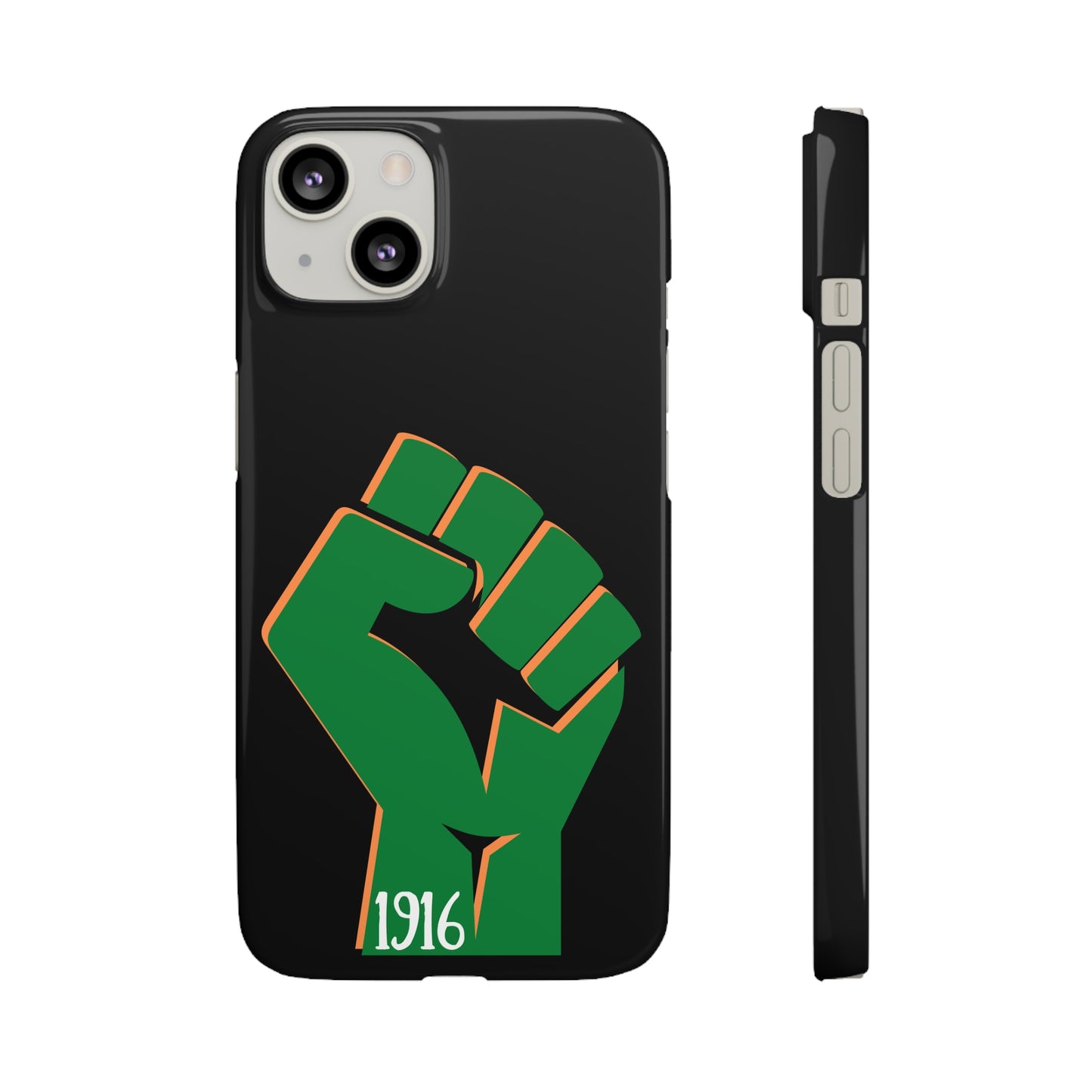 Irish Flag Fist Tricolour 1916 Easter Rising IRA Commemorative iPhone and Samsung Galaxy Snap Phone Cases