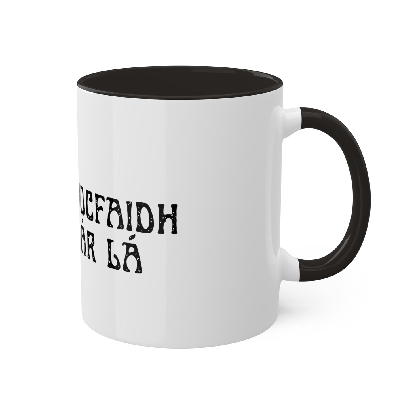 Irish Tricolour United Ireland Tiocfaidh ár lá with Black Fist Erin go Bragh Irish Republican Colourful Mug