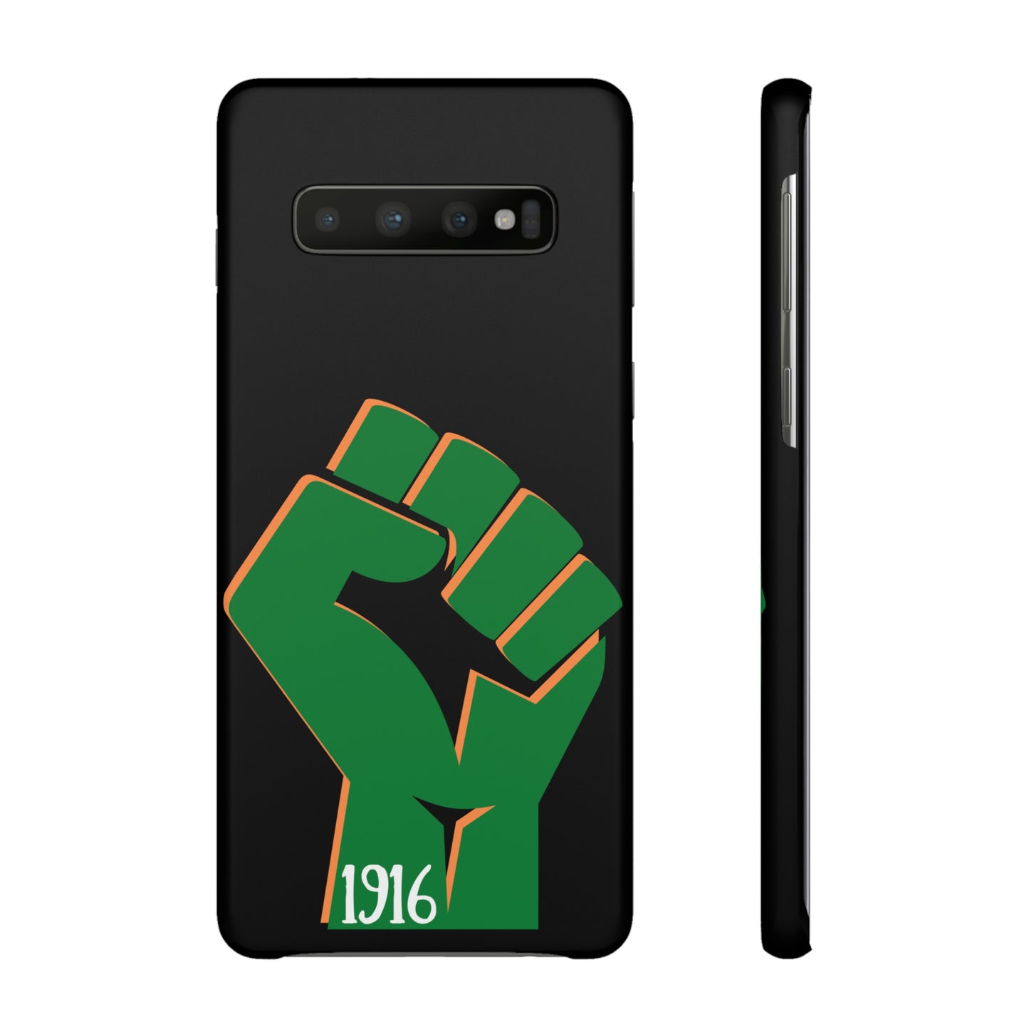 Irish Flag Fist Tricolour 1916 Easter Rising IRA Commemorative iPhone and Samsung Galaxy Snap Phone Cases