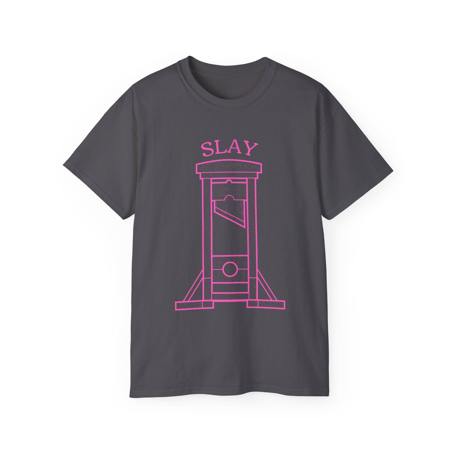 LGBTQ Plus Guillotine Slay Gay Lesbian Queer Drag Revolutionary French Revolution Pride Unisex Ultra Cotton Tee