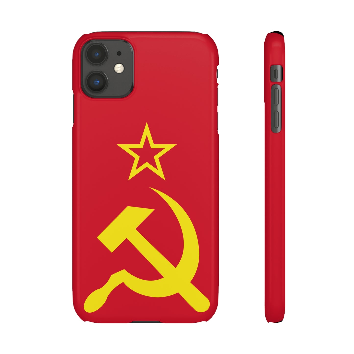 Leftist Hammer and Sickle Communist Socialist iPhone and Galaxy Snap Cases