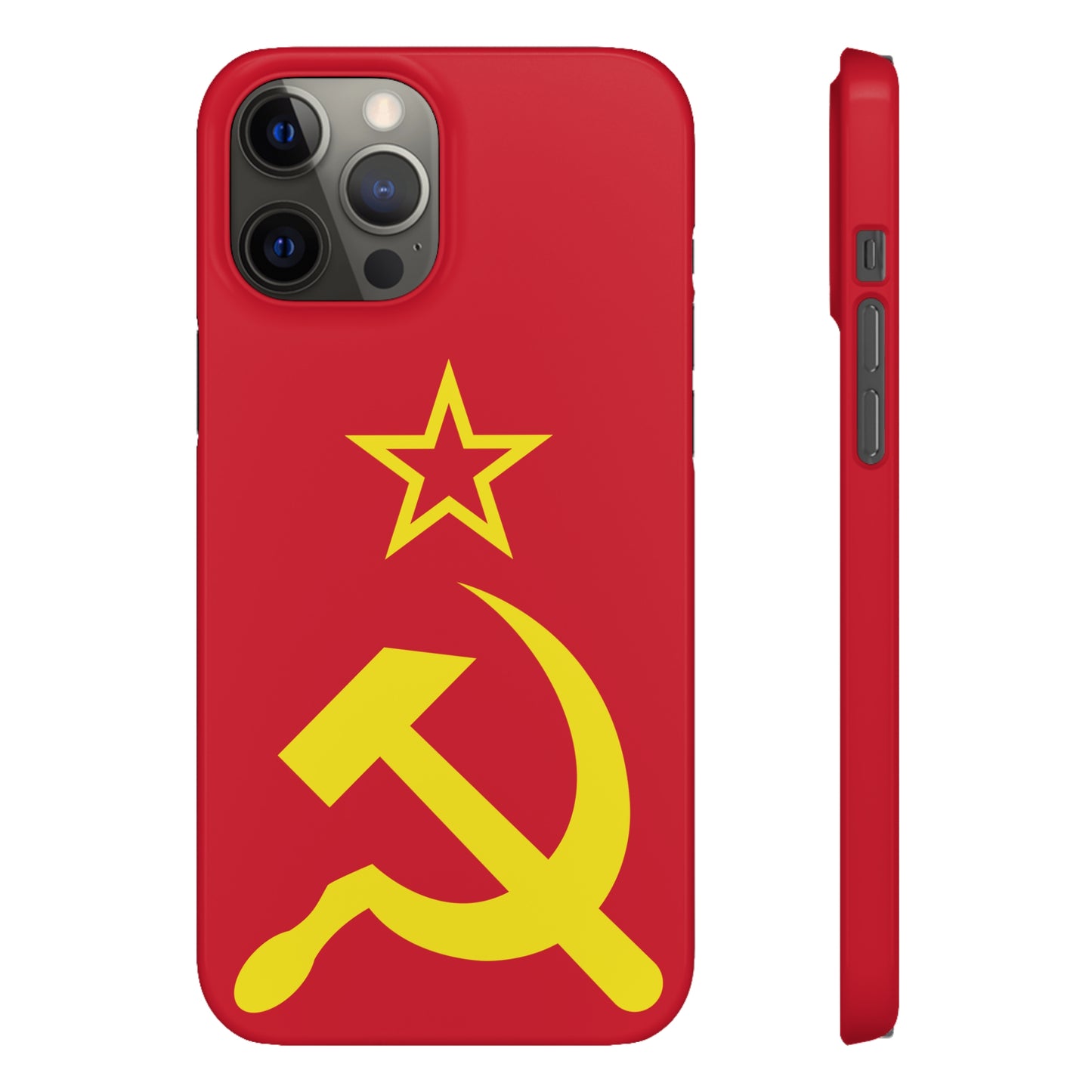 Leftist Hammer and Sickle Communist Socialist iPhone and Galaxy Snap Cases