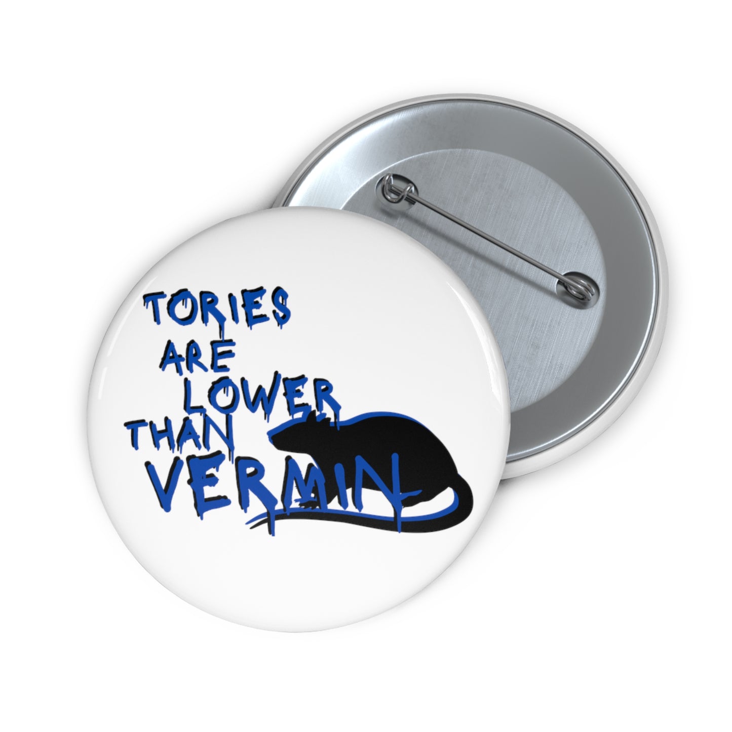 Nye Bevan Tories Are Lower Than Vermin Socialist Labour Party Pin Badge Button