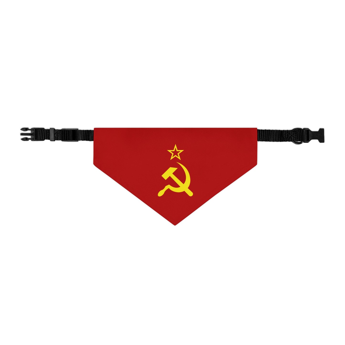 Communist Dog Hammer and Sickle Socialist Pet Bandana Collar