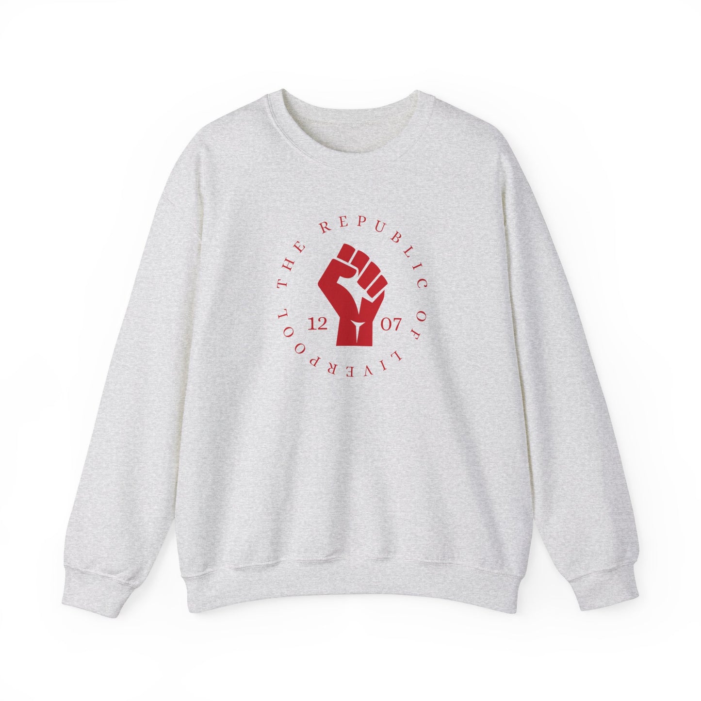 Scouse The Republic of Liverpool 1207 Fist Scouser Unisex Heavy Blend™ Crewneck Sweatshirt