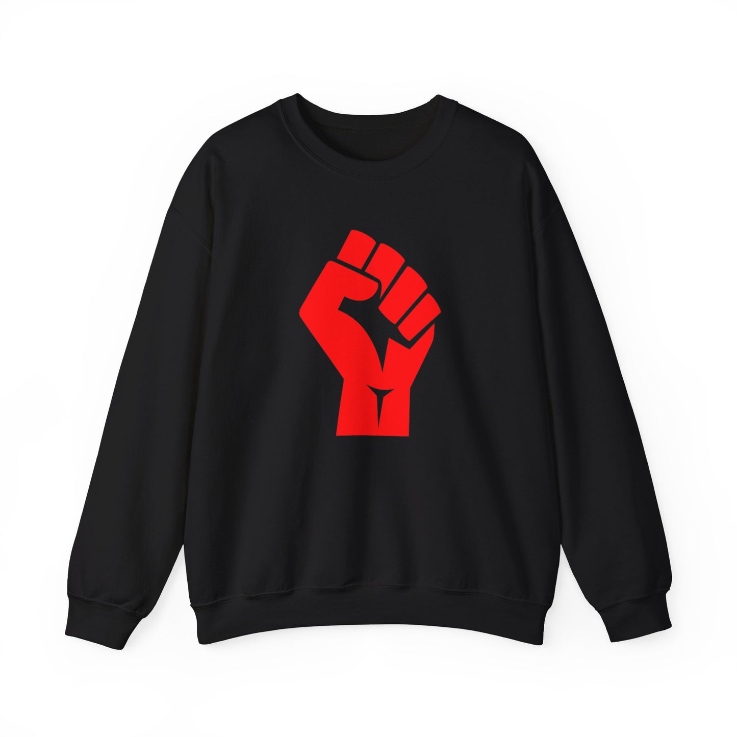 Leftist Solidarity Red Fist Socialist Communist Unisex Heavy Blend™ Crewneck Sweatshirt