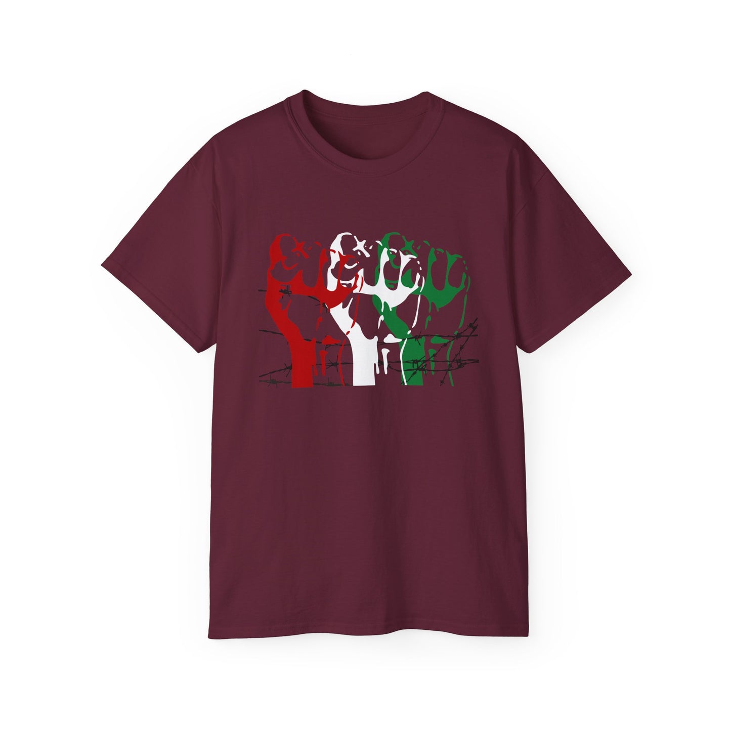 Free Palestine Palestinian Solidarity Flag Unisex Ultra Cotton Tee