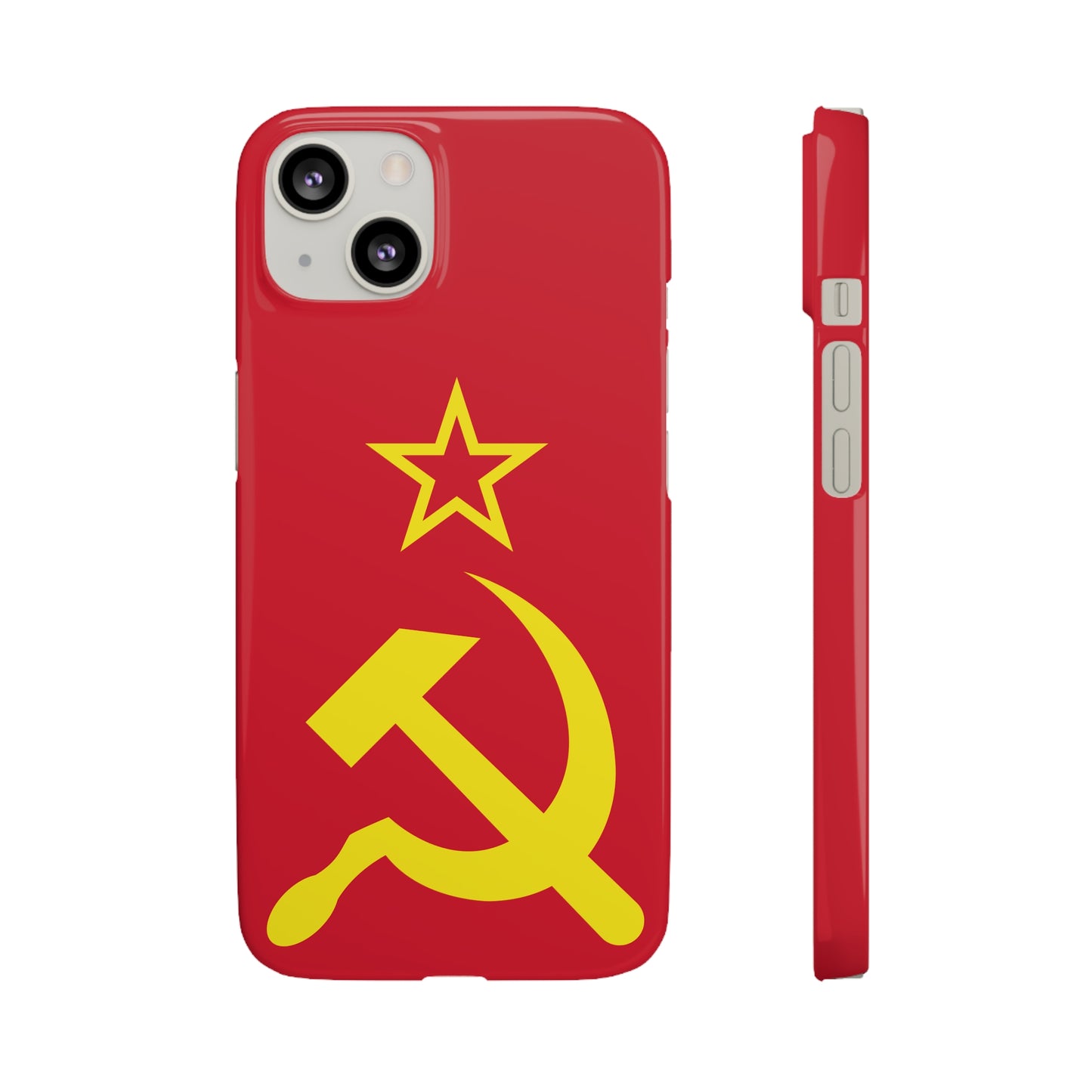 Leftist Hammer and Sickle Communist Socialist iPhone and Galaxy Snap Cases