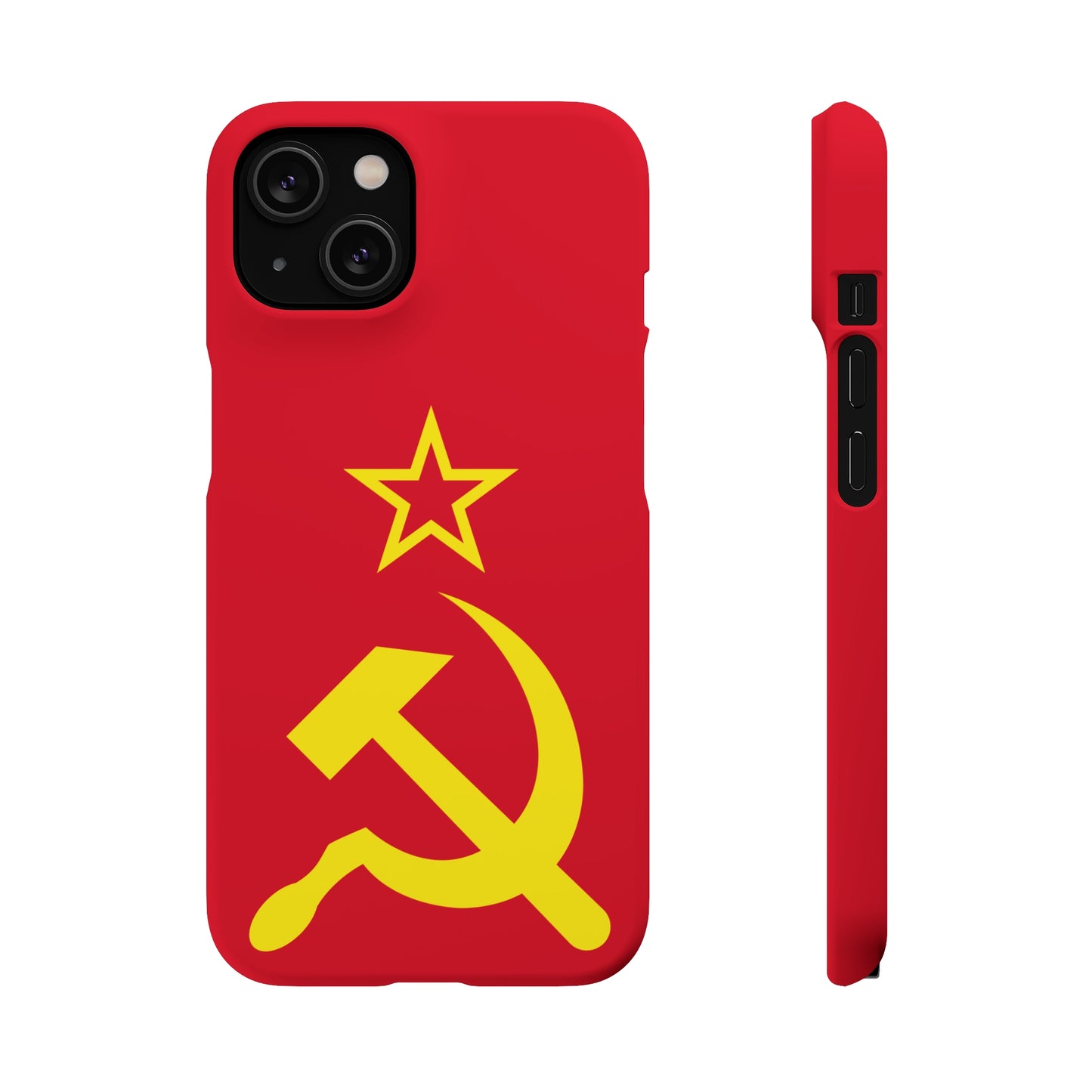 Leftist Hammer and Sickle Communist Socialist iPhone and Galaxy Snap Cases