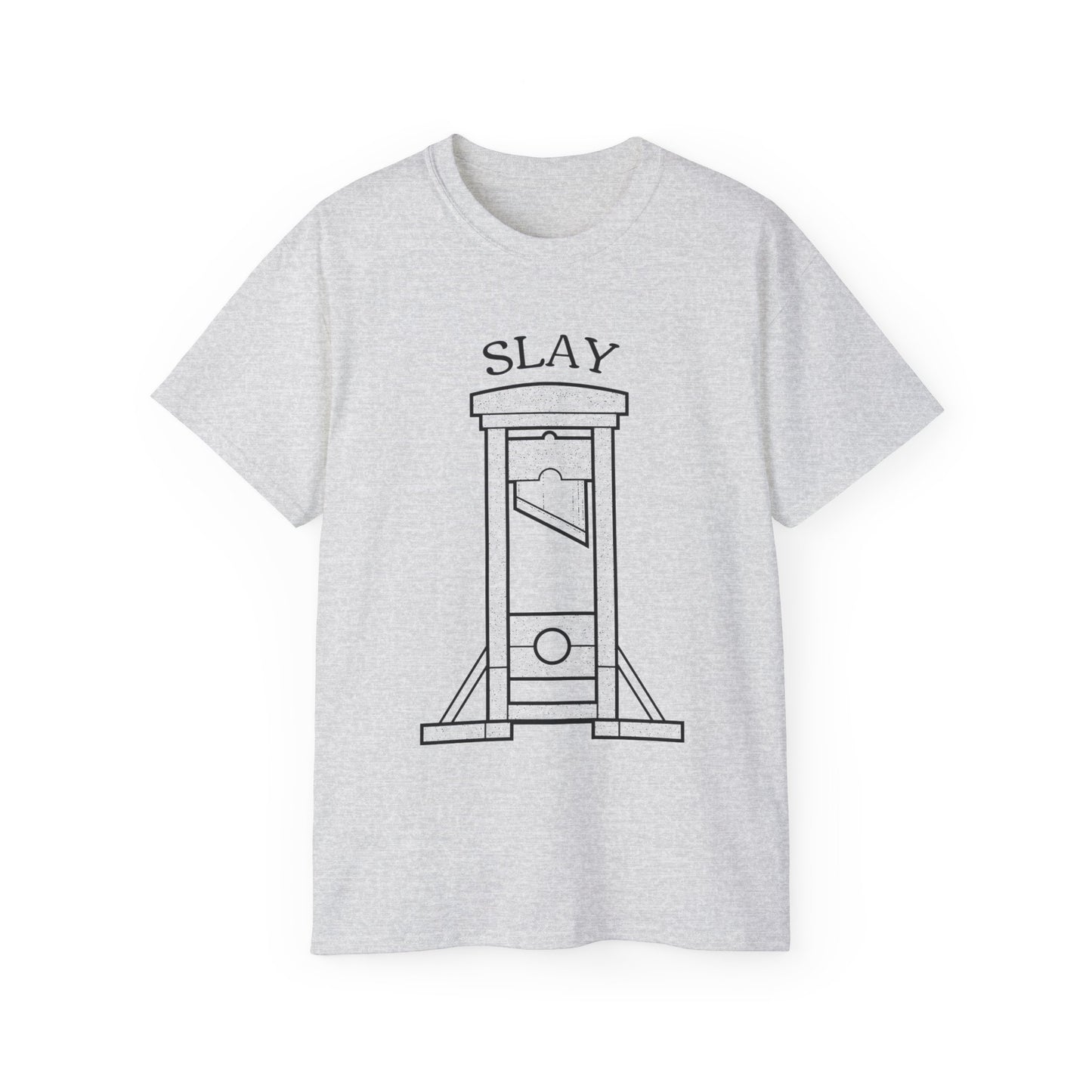 LGBTQ Plus Guillotine Slay Gay Lesbian Queer Drag Revolutionary French Revolution Pride Unisex Ultra Cotton Tee