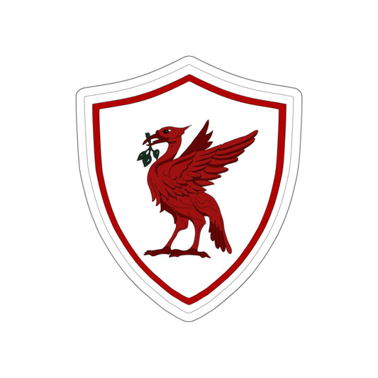 Hand Drawn Liverpool Liver Bird Crest Scouse YNWA Kiss-Cut Sticker