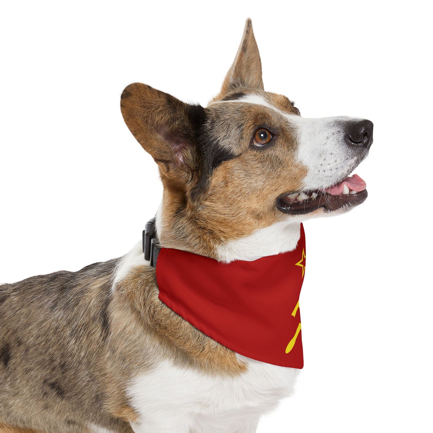 Communist Dog Hammer and Sickle Socialist Pet Bandana Collar