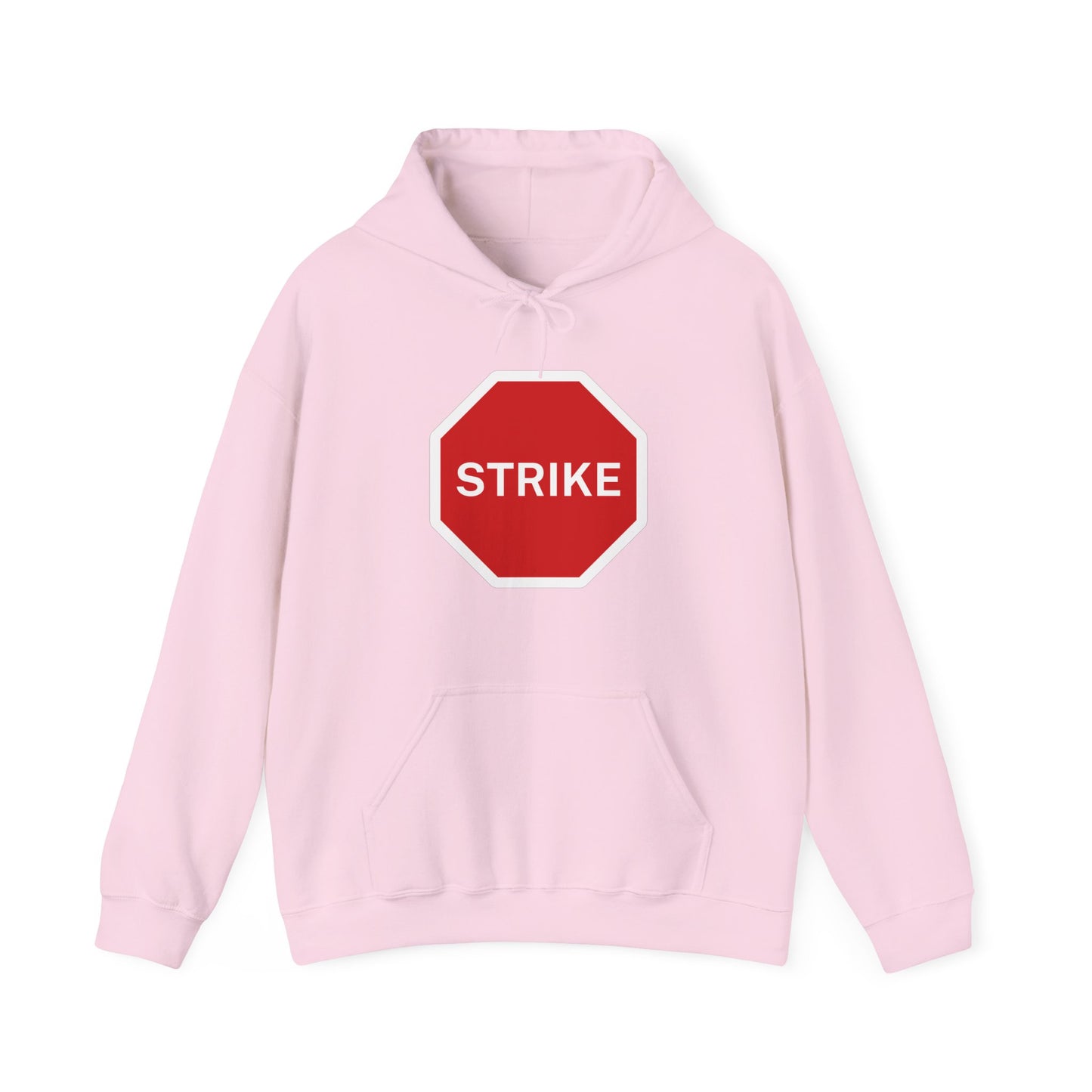 Labour Union Strike Stop Sign Red Leftist Socialist Trade Union Hoodie Unisex Heavy Blend Hooded Sweatshirt
