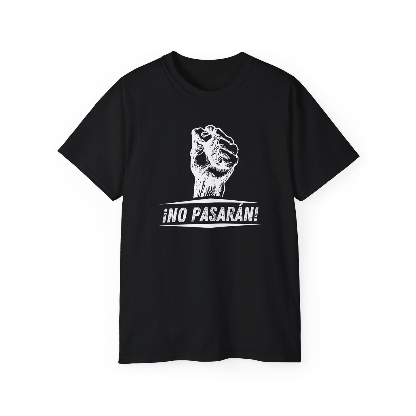 Socialist Anti-Fascist No Pasaran Leftist Fist Unisex Ultra Cotton Tee