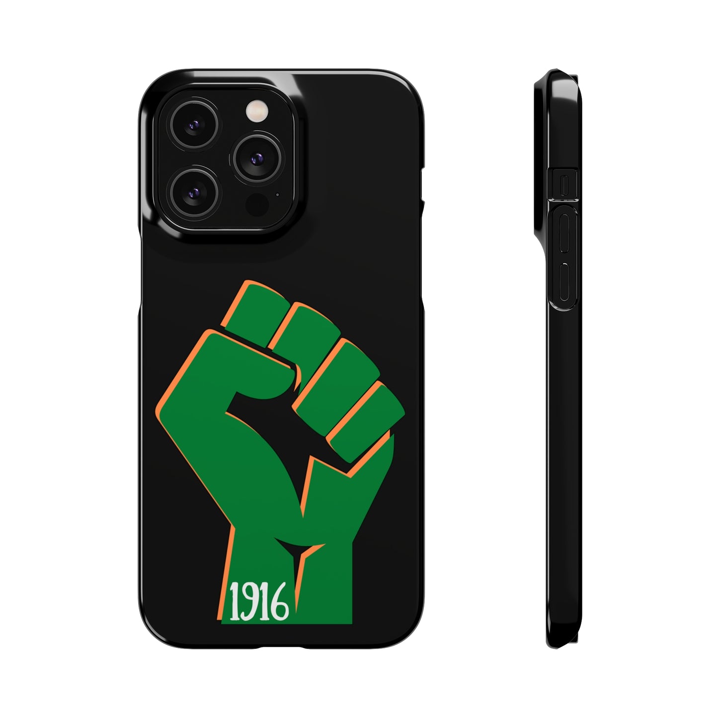 Irish Flag Fist Tricolour 1916 Easter Rising IRA Commemorative iPhone and Samsung Galaxy Snap Phone Cases