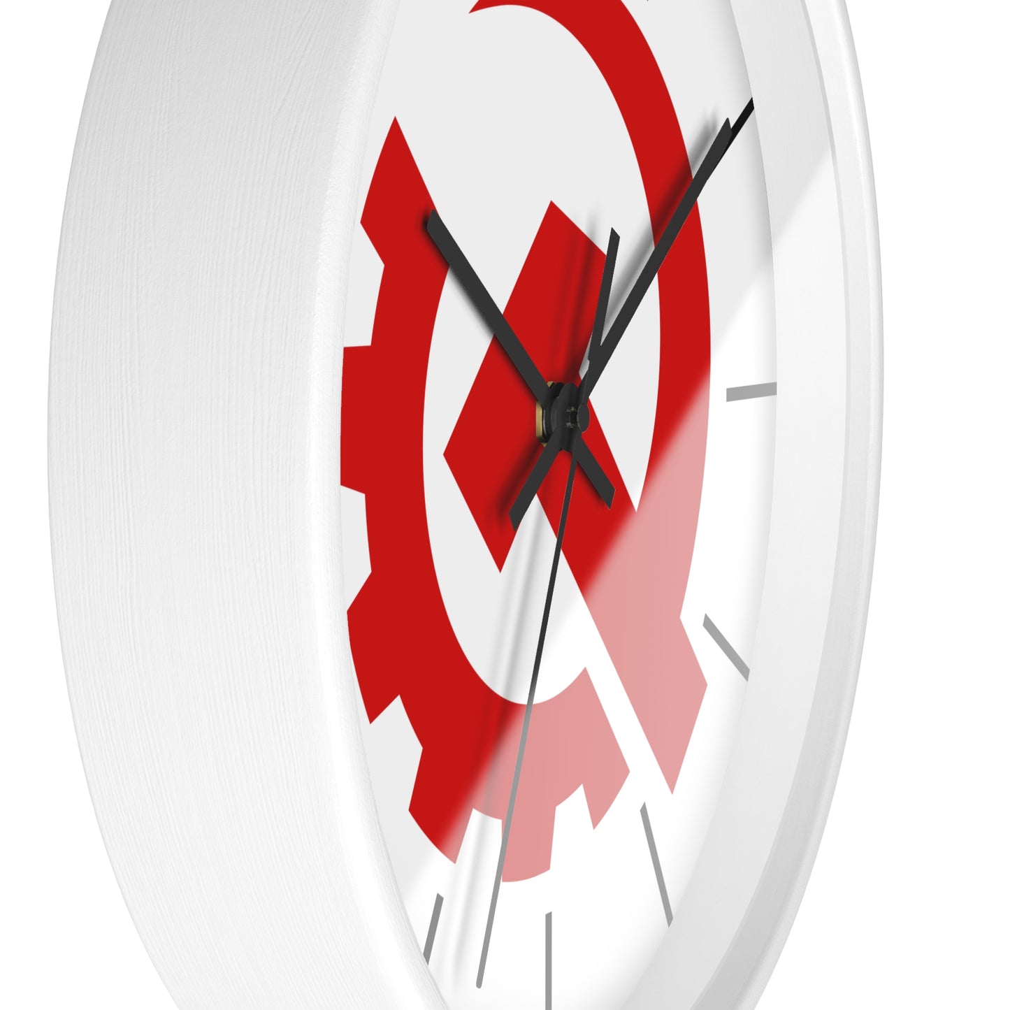 USSR Soviet Industrial Style Hammer and Sickle Socialist Communist Wall Clock