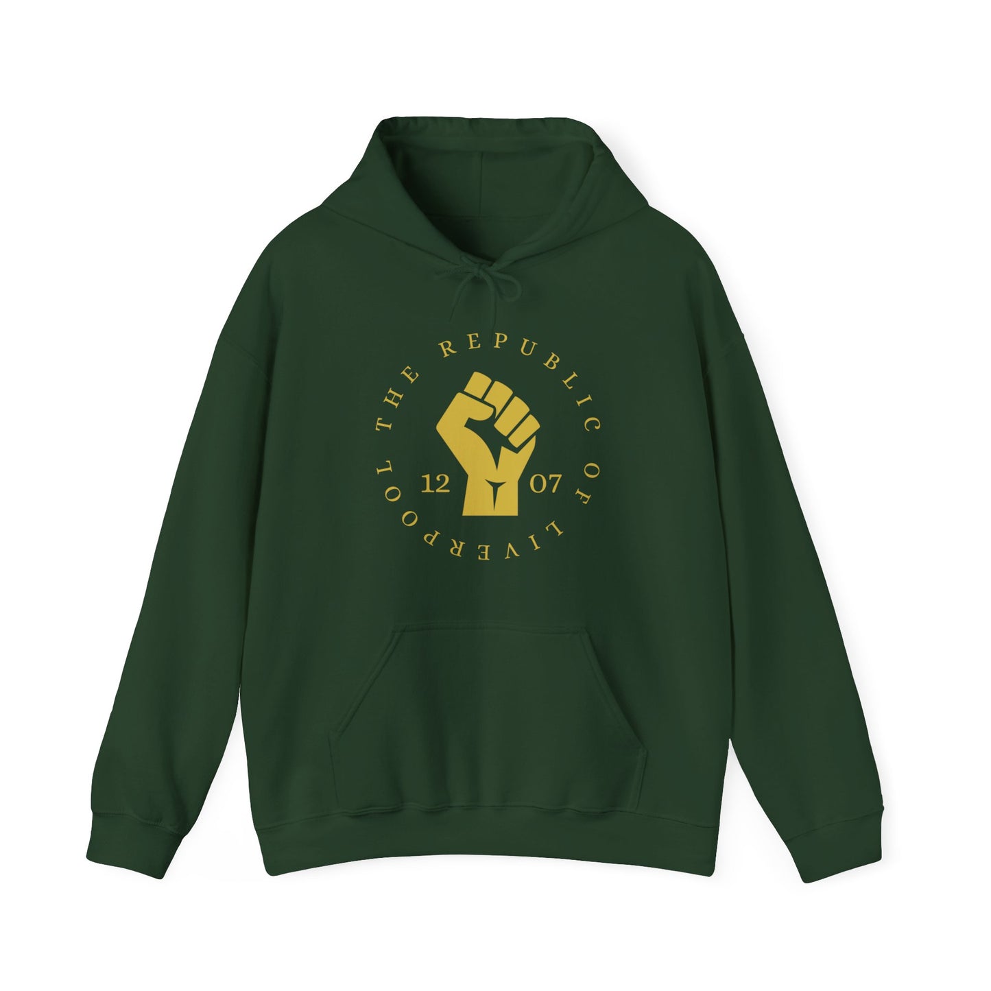 Scouse The Republic of Liverpool 1207 Scouser  Unisex Heavy Blend™ Hoodie Sweatshirt