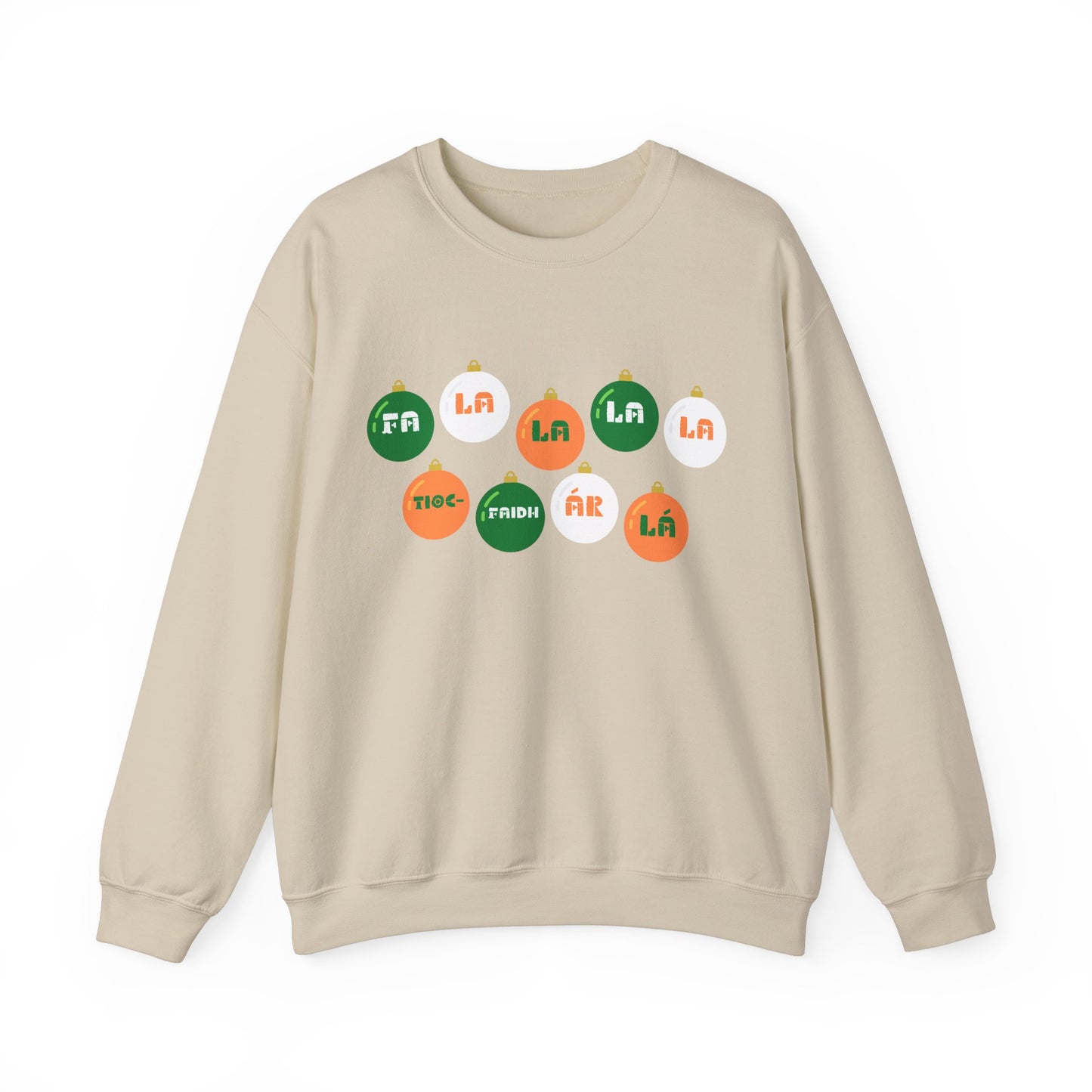 Irish Republican Army Tiocfaidh ár lá United Ireland IRA Deck The Halls Baubles Christmas Jumper Unisex Heavy Blend Crewneck Xmas Sweatshi