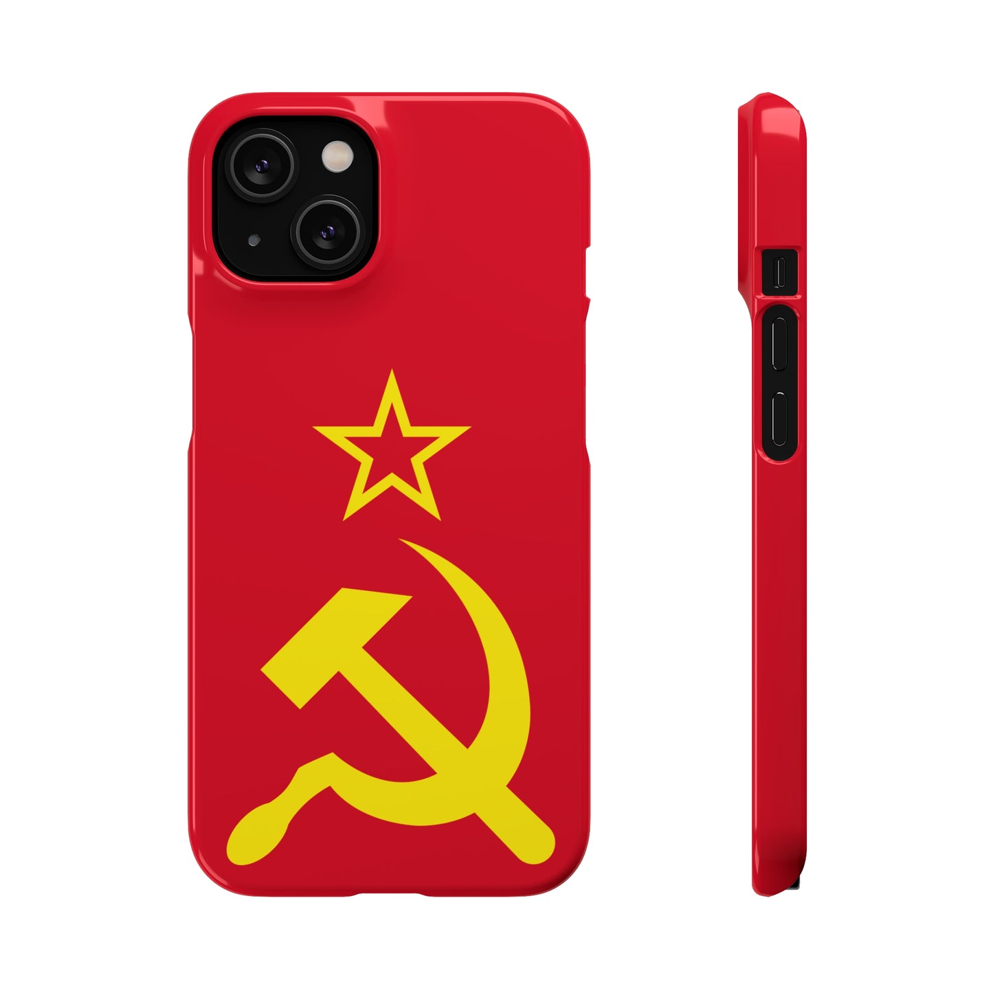 Leftist Hammer and Sickle Communist Socialist iPhone and Galaxy Snap Cases