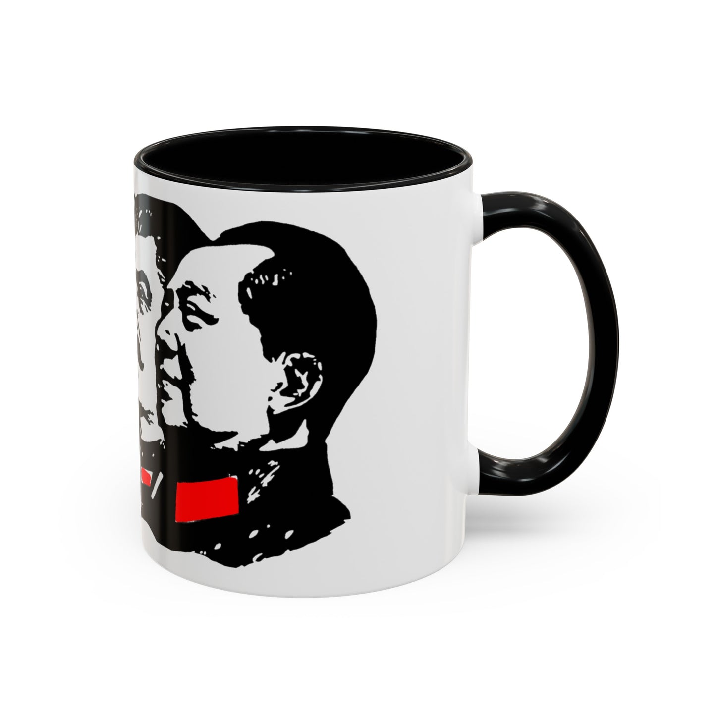 Marx Engels Lenin Stalin and Mao Communist Marxist Accent Coffee Mug