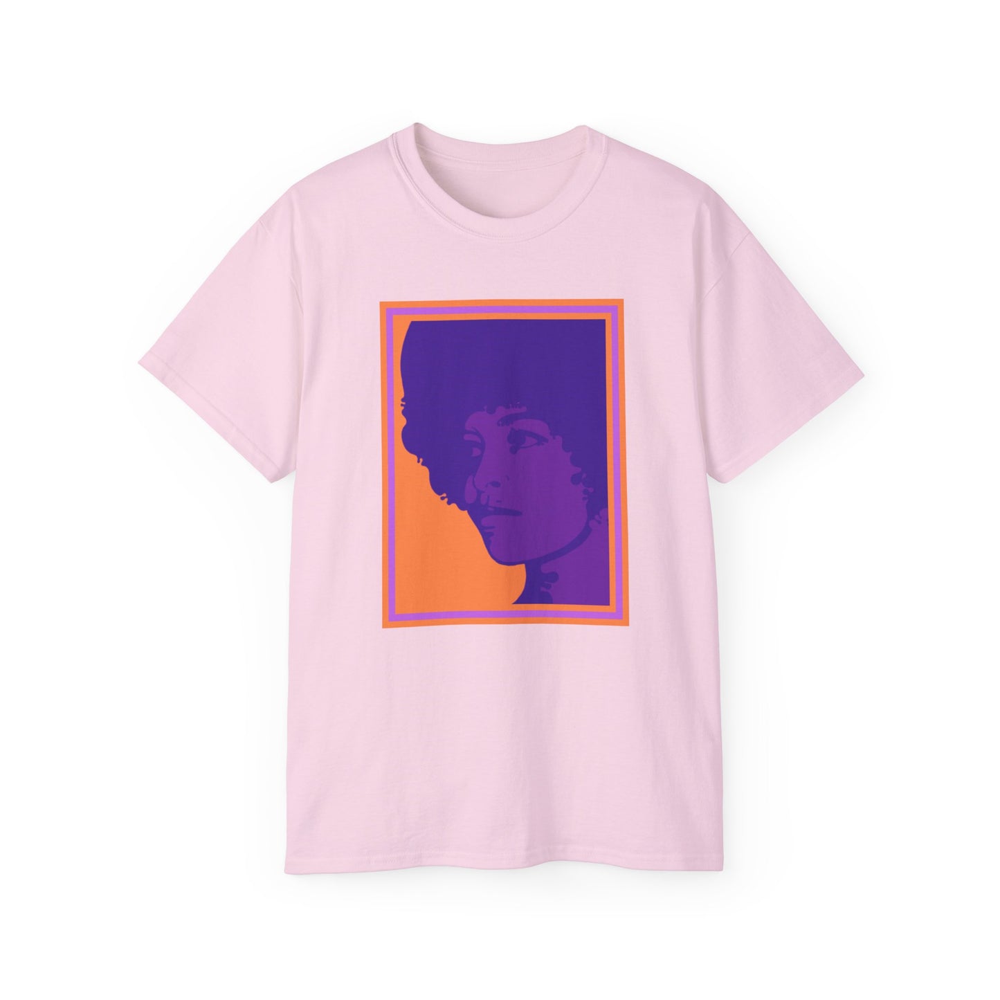 Angela Davis Feminist Activist 70's Retro Leftist BLM Unisex Ultra Cotton Tee