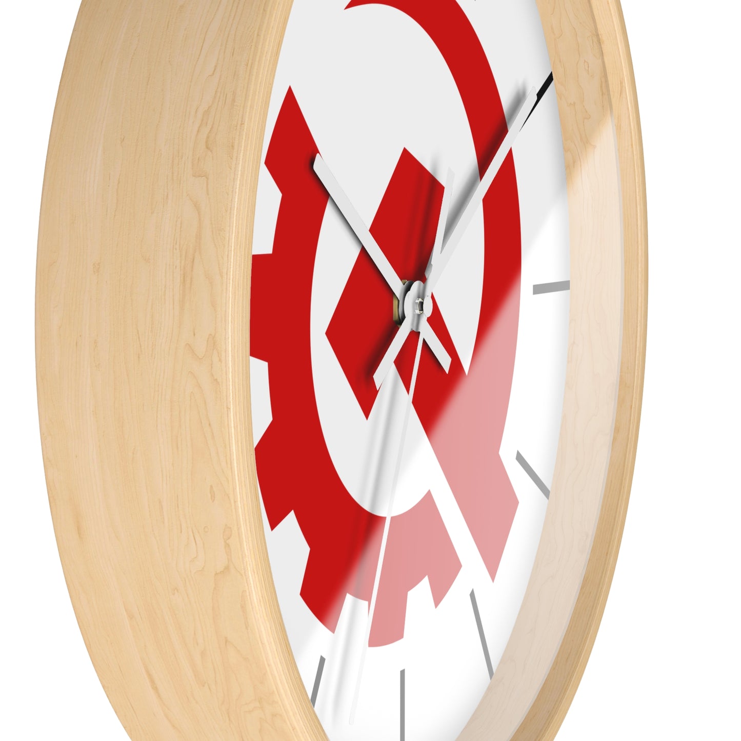 USSR Soviet Industrial Style Hammer and Sickle Socialist Communist Wall Clock