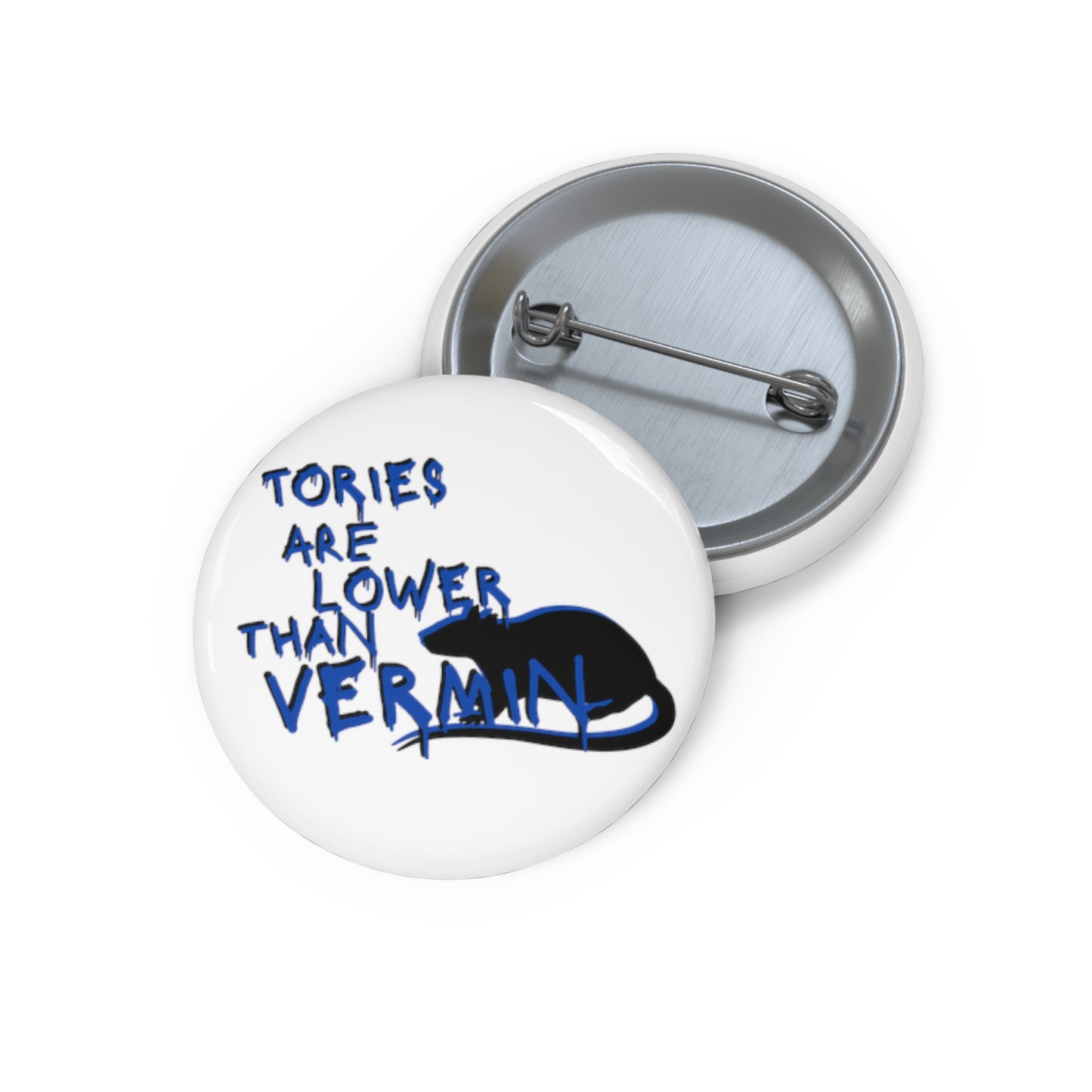 Nye Bevan Tories Are Lower Than Vermin Socialist Labour Party Pin Badge Button