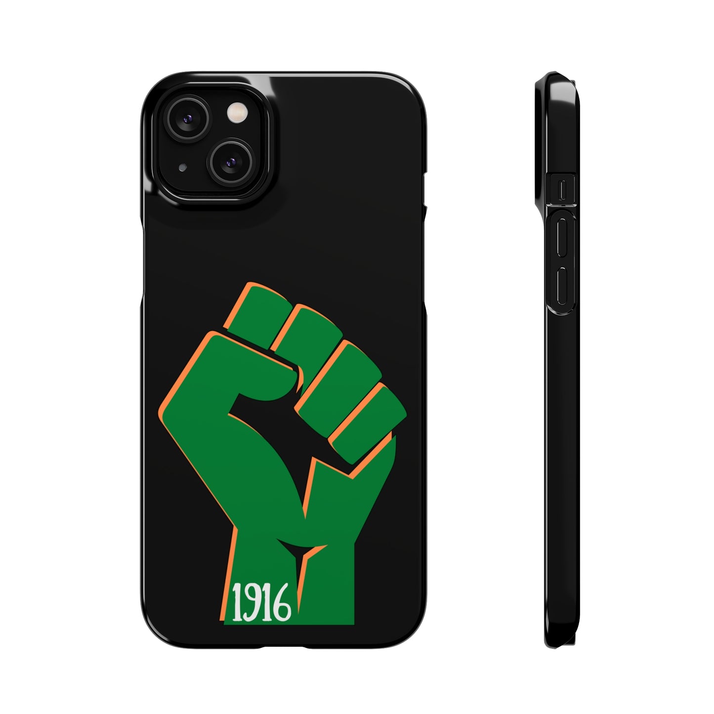 Irish Flag Fist Tricolour 1916 Easter Rising IRA Commemorative iPhone and Samsung Galaxy Snap Phone Cases