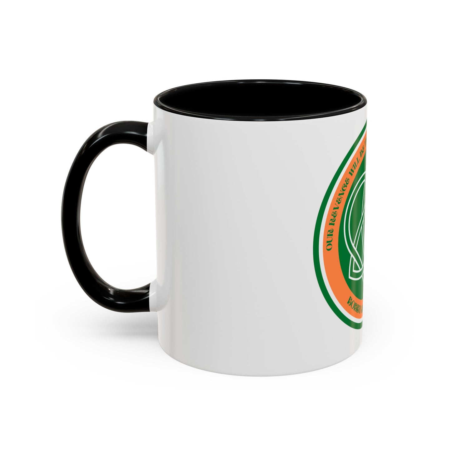 Bobby Sands United Ireland Hunger Striker IRA Commemorative Our Revenge Will Be The Laughter of Our Children Accent Mug