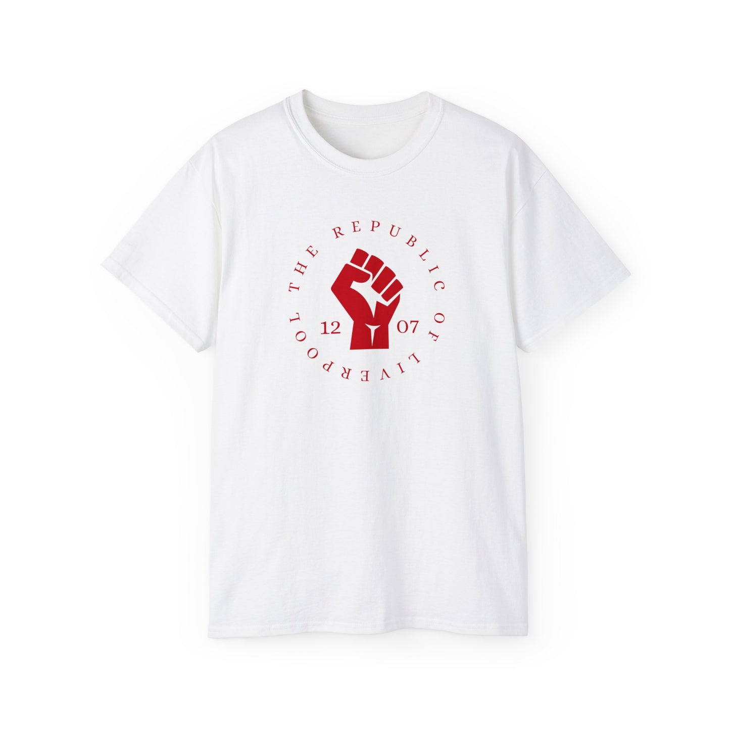 Scouse The Republic of Liverpool 1207 Fist Scouser Unisex Ultra Cotton Tee