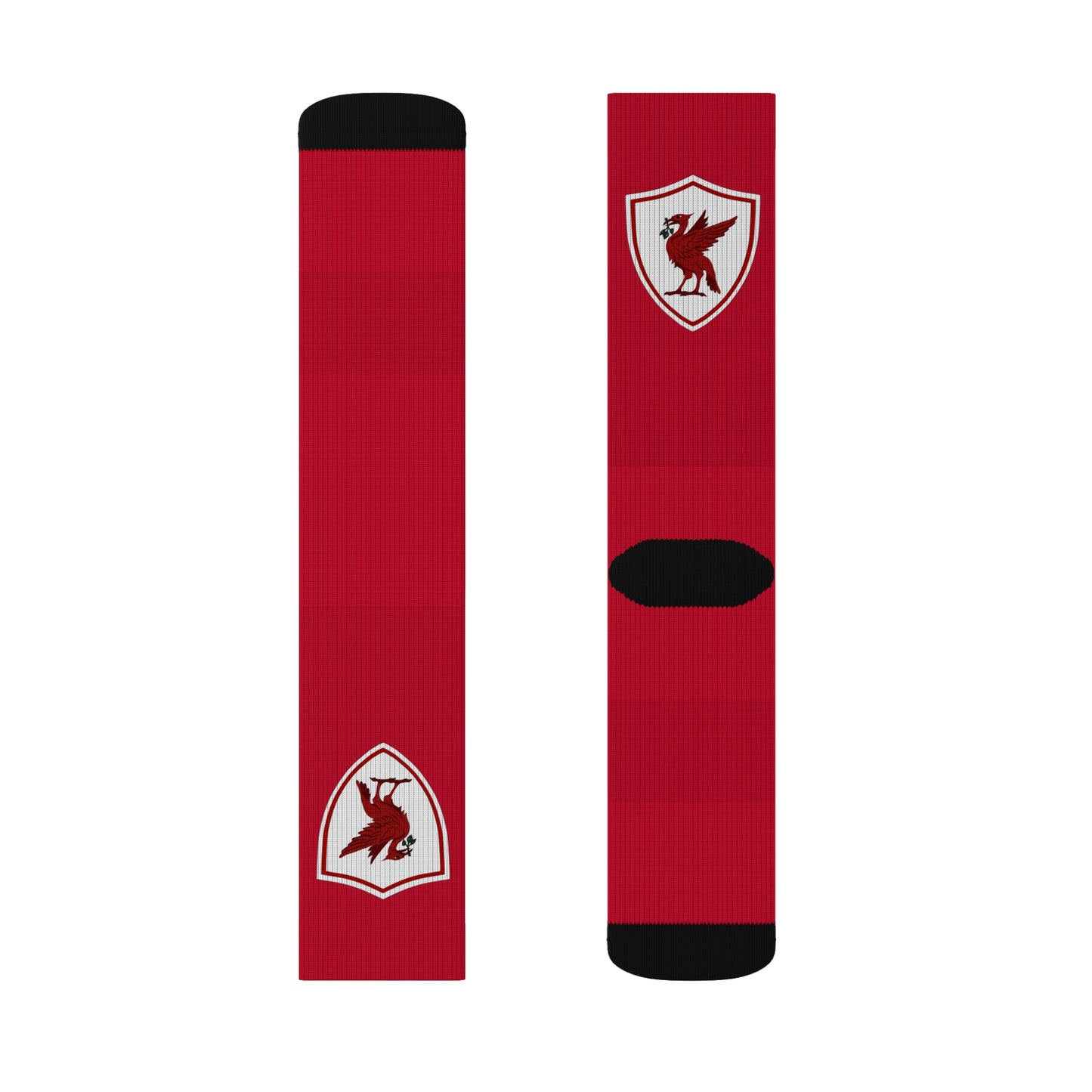 Liverpool Liver Bird Scouse Red YNWA LFC Sublimation Socks