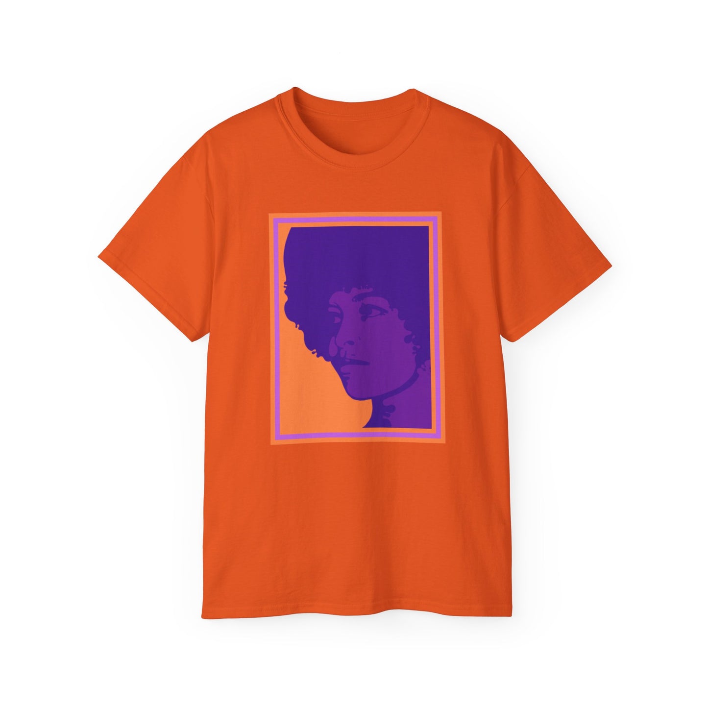 Angela Davis Feminist Activist 70's Retro Leftist BLM Unisex Ultra Cotton Tee