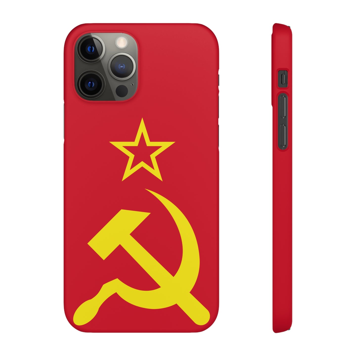 Leftist Hammer and Sickle Communist Socialist iPhone and Galaxy Snap Cases