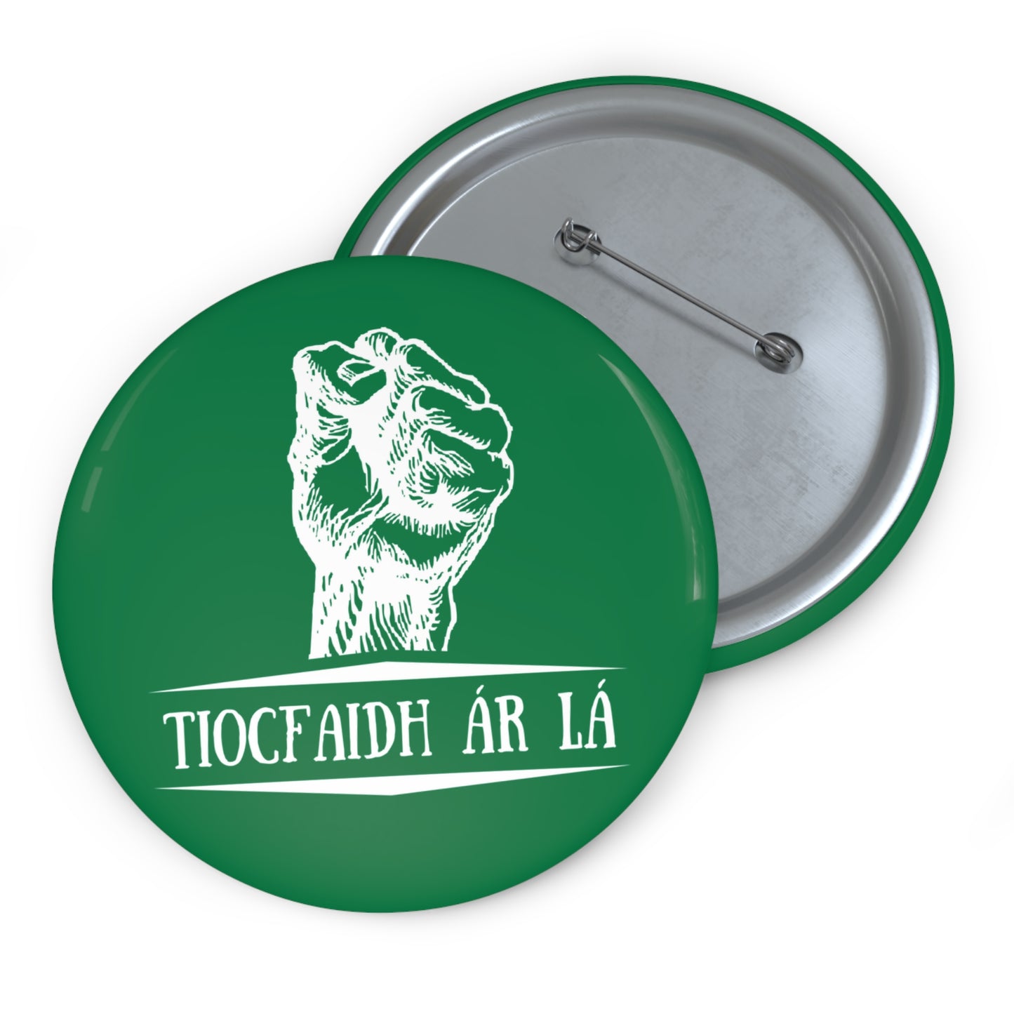 Irish United Ireland Tiocfaidh ár lá Irish Republican Erin go Bragh Fenian Solidarity Fist Pin Badge Button