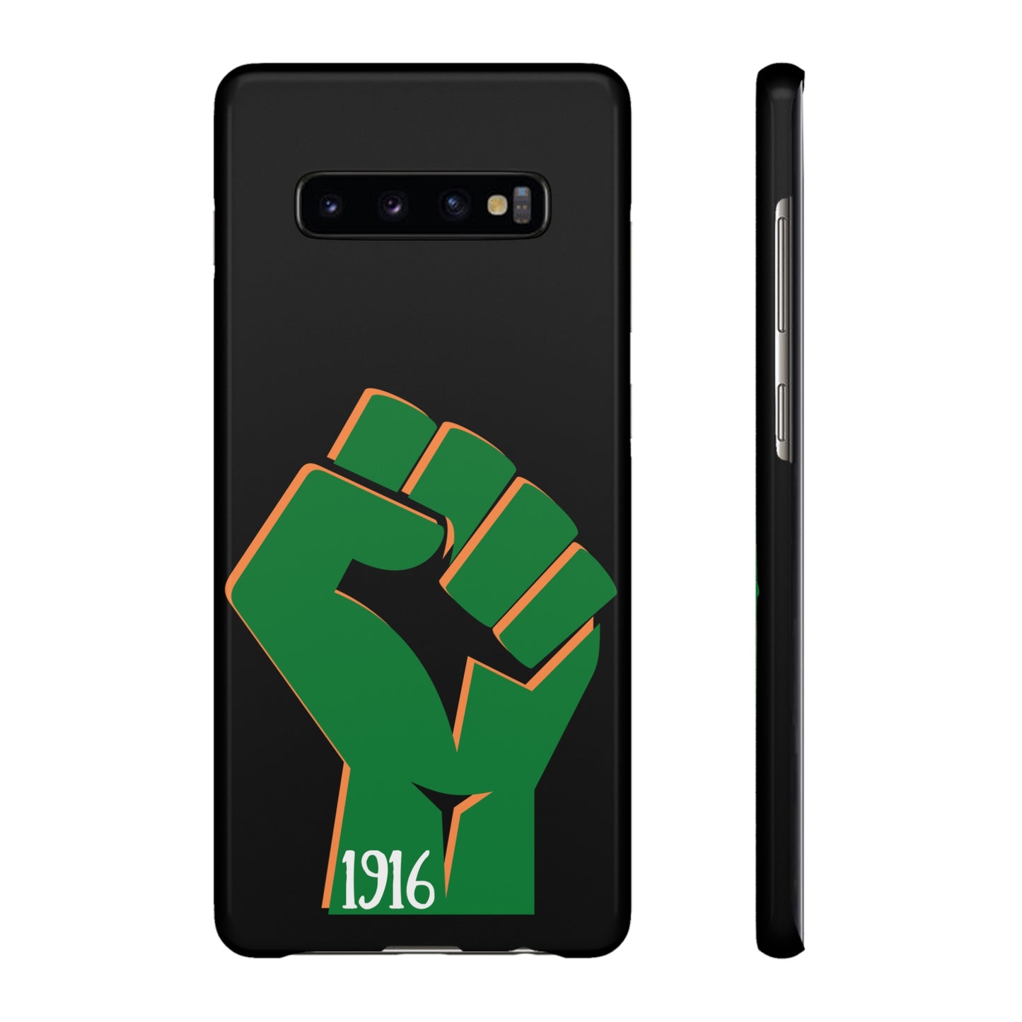 Irish Flag Fist Tricolour 1916 Easter Rising IRA Commemorative iPhone and Samsung Galaxy Snap Phone Cases