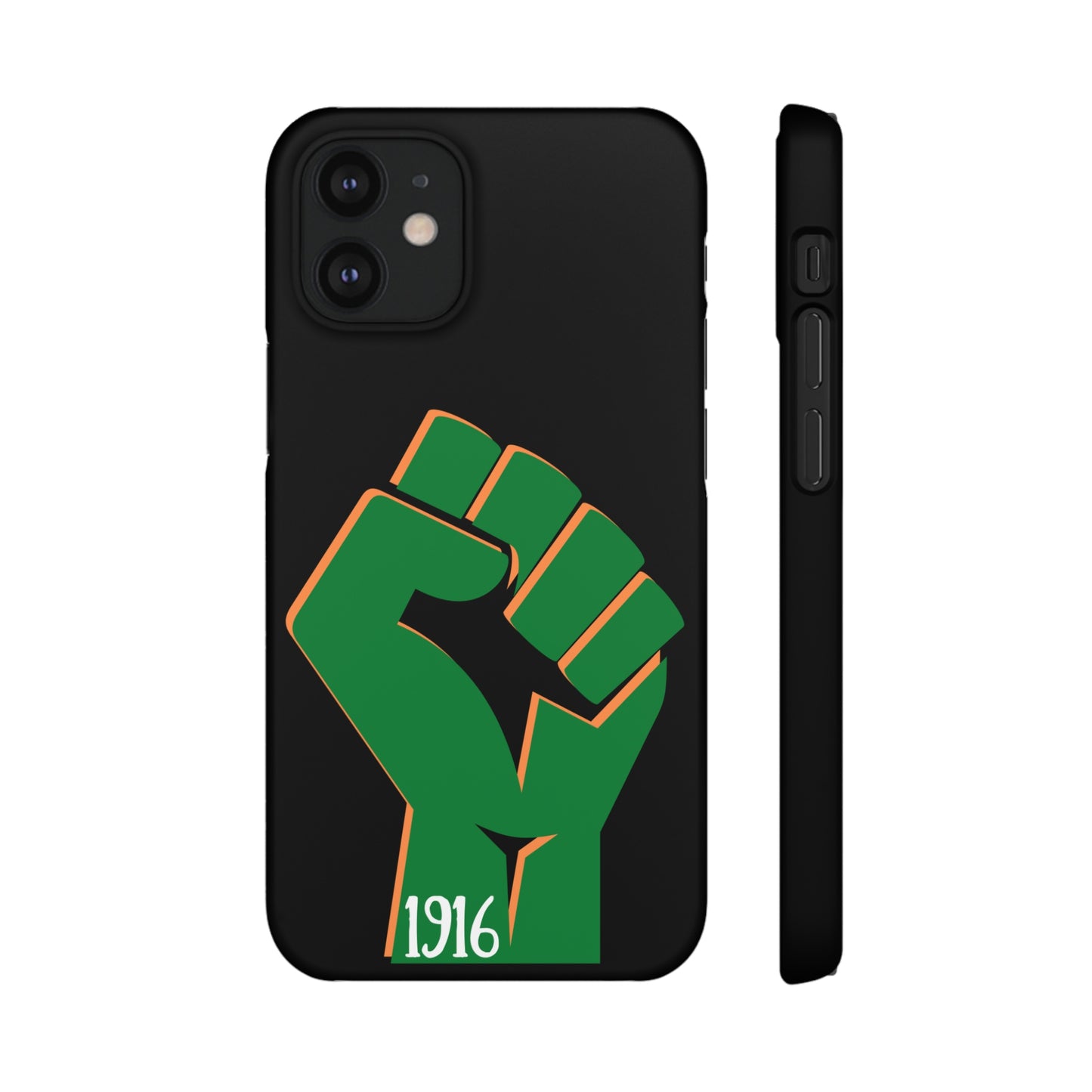 Irish Flag Fist Tricolour 1916 Easter Rising IRA Commemorative iPhone and Samsung Galaxy Snap Phone Cases