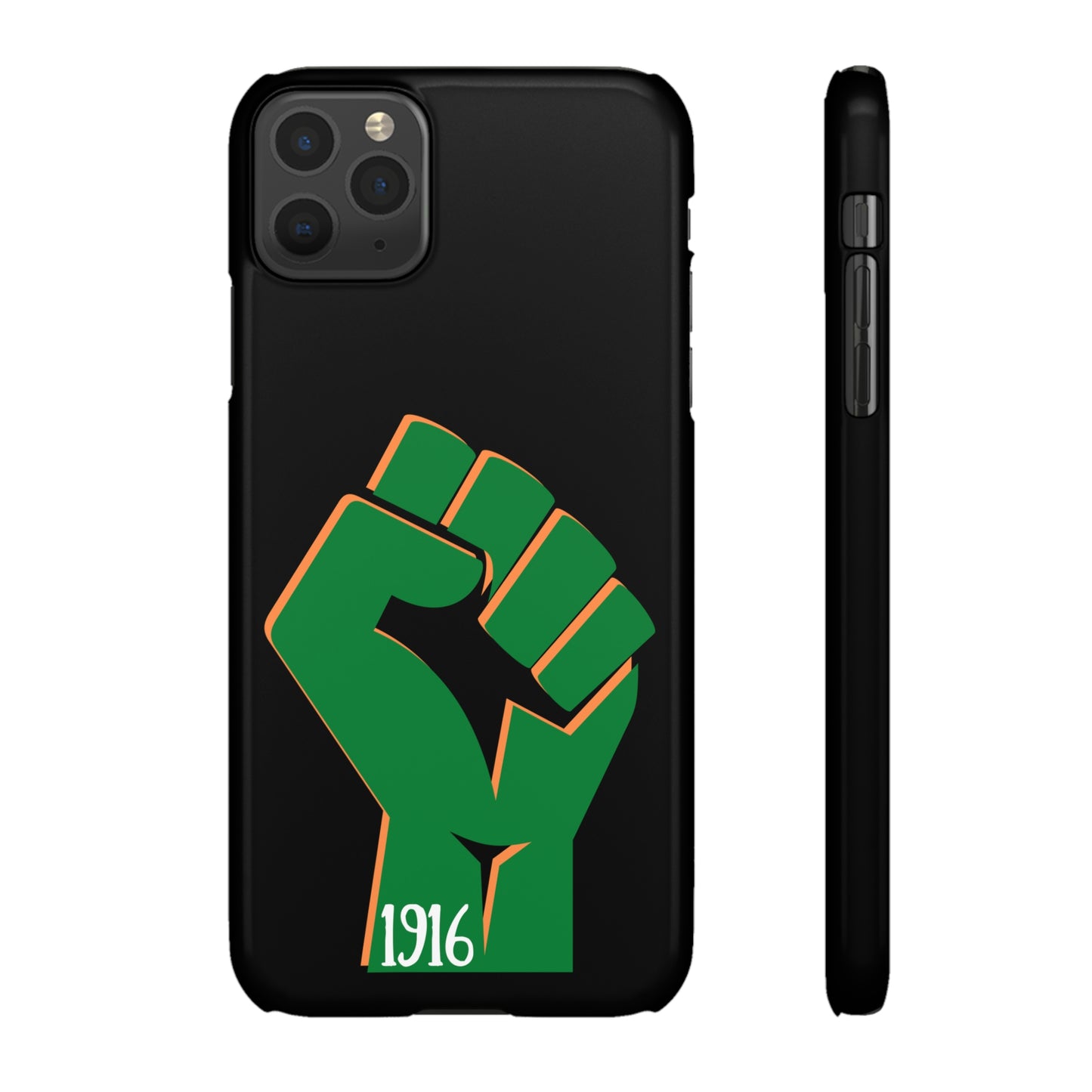 Irish Flag Fist Tricolour 1916 Easter Rising IRA Commemorative iPhone and Samsung Galaxy Snap Phone Cases