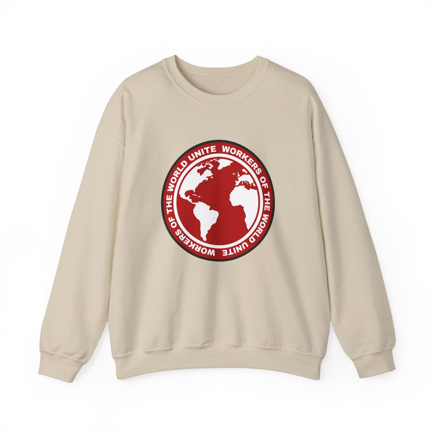 Workers of The World Unite May Day Socialist Solidarity 1st May Solidarity Marx Unisex Heavy Blend Crewneck Sweatshirt