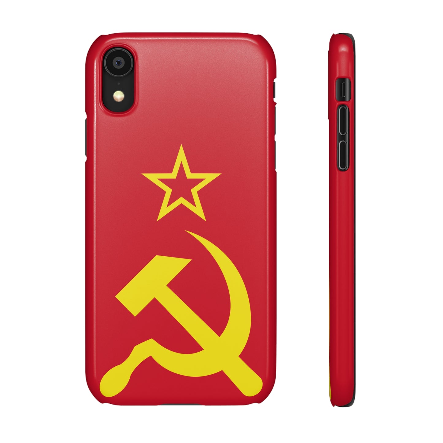 Leftist Hammer and Sickle Communist Socialist iPhone and Galaxy Snap Cases