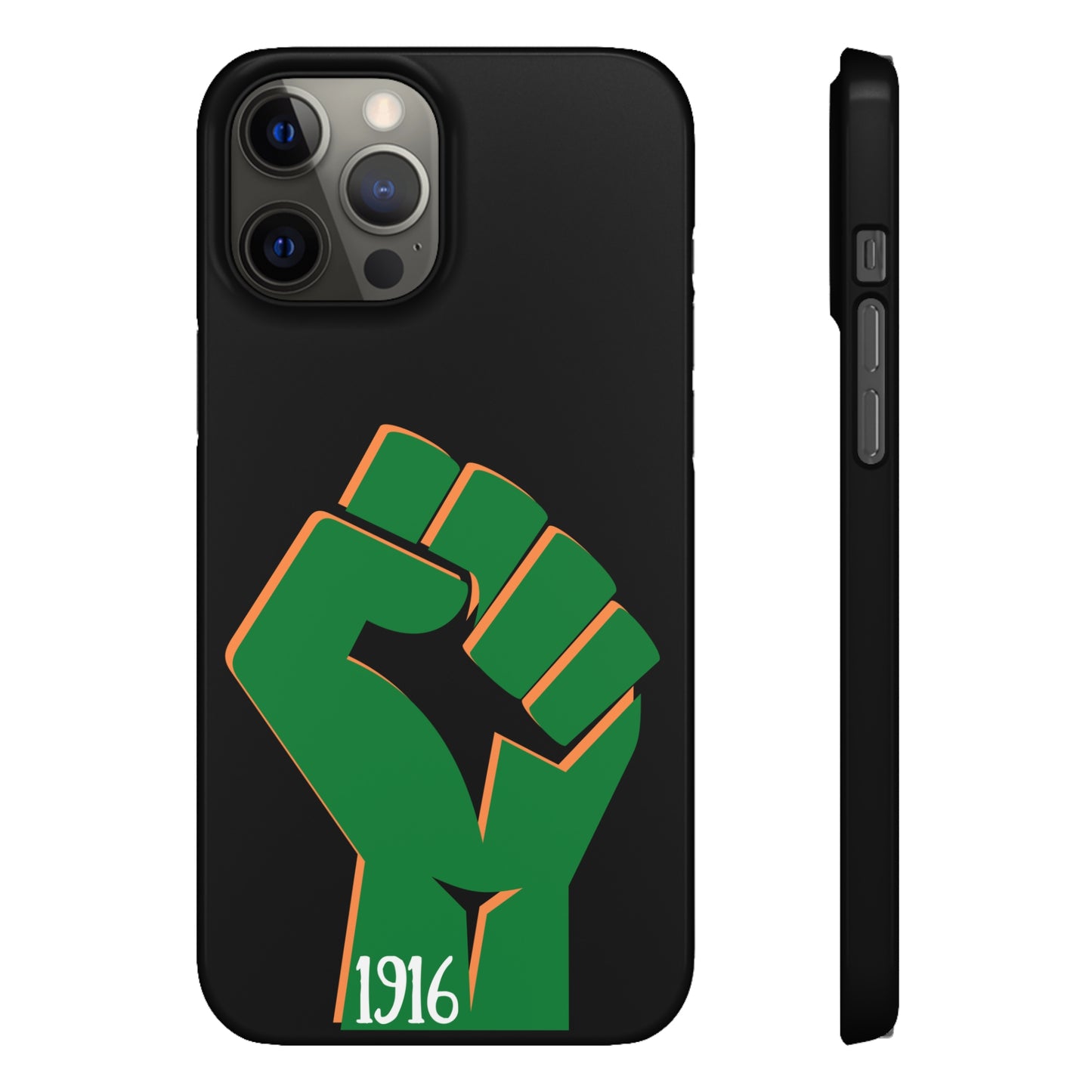 Irish Flag Fist Tricolour 1916 Easter Rising IRA Commemorative iPhone and Samsung Galaxy Snap Phone Cases