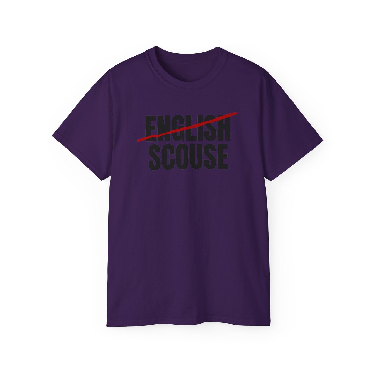 Scouse Not English Liverpool Scouser Unisex Ultra Cotton Tee